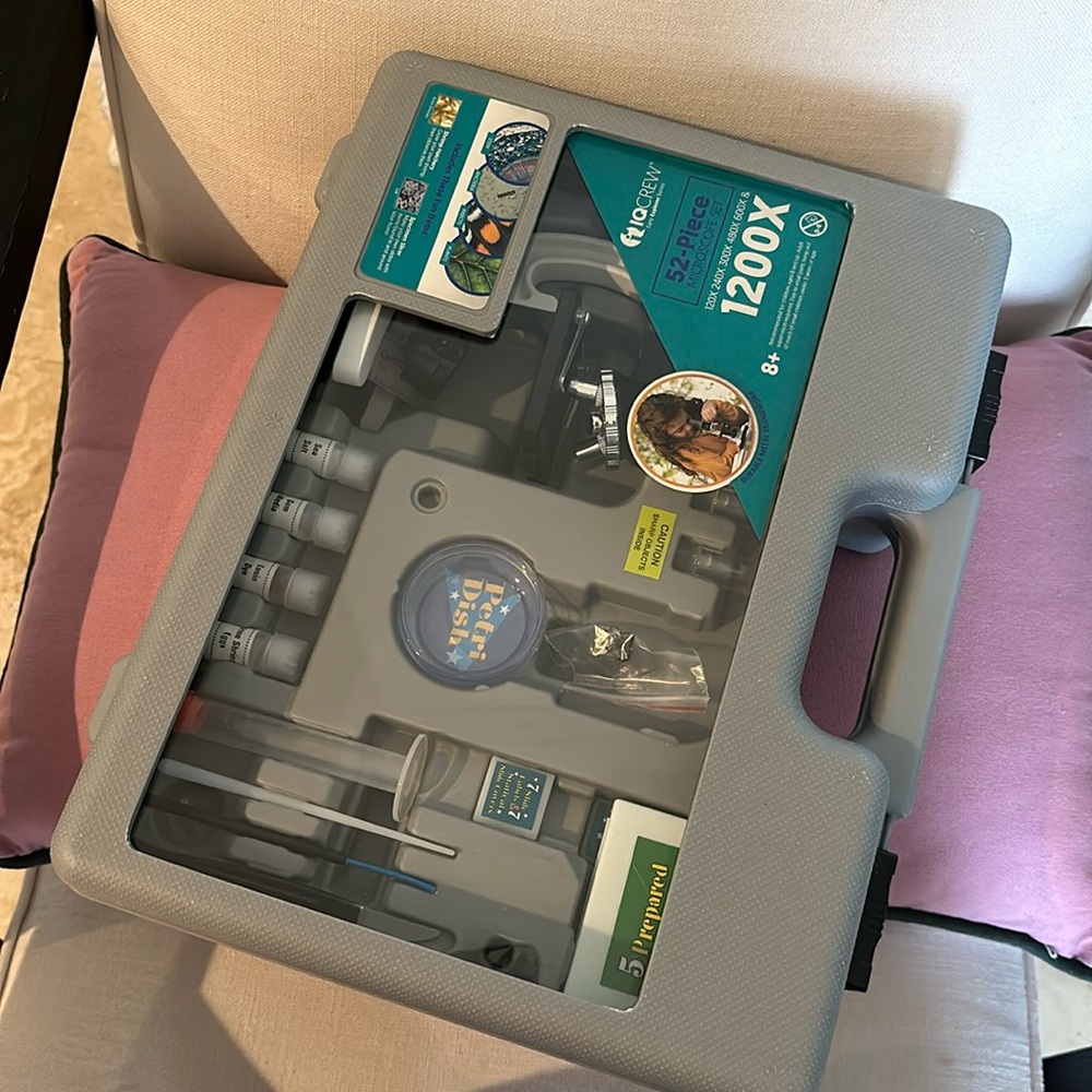 Kids Microscope Set 52 pieces